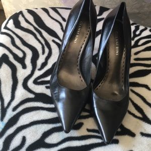 Gianni Bini Shoes - Gianni Bini black leather stilettos. 8 1/2 M Gianni Bini Shoes - Gianni Bini black leather stilettos. 8 1/2 M